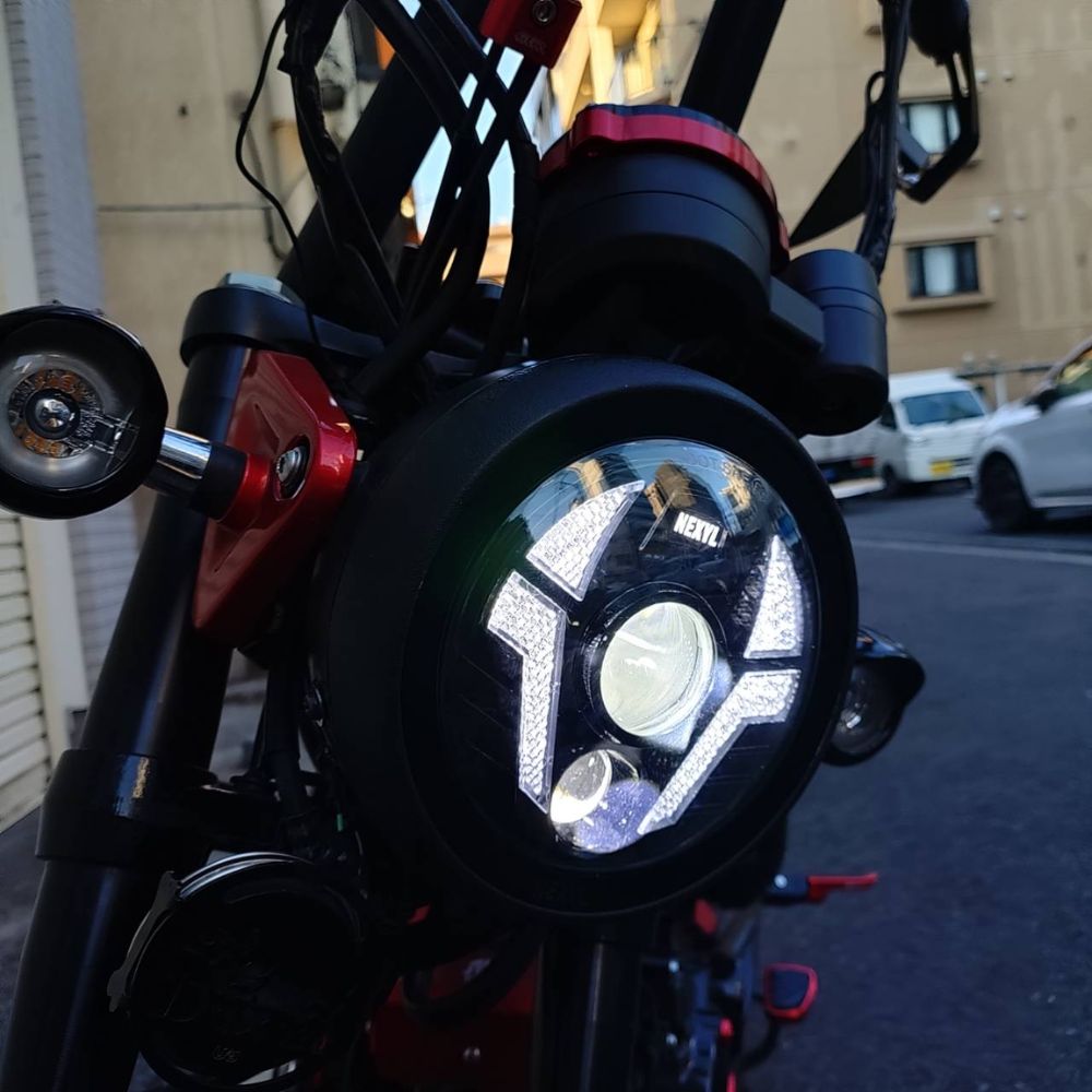 ホンダ CBF125 4.15万キロ LEDヘッドライト LEDウインカー HONDA DAX125 用 ウインカー内蔵 LEDヘッドライト デイライト搭載 ロー