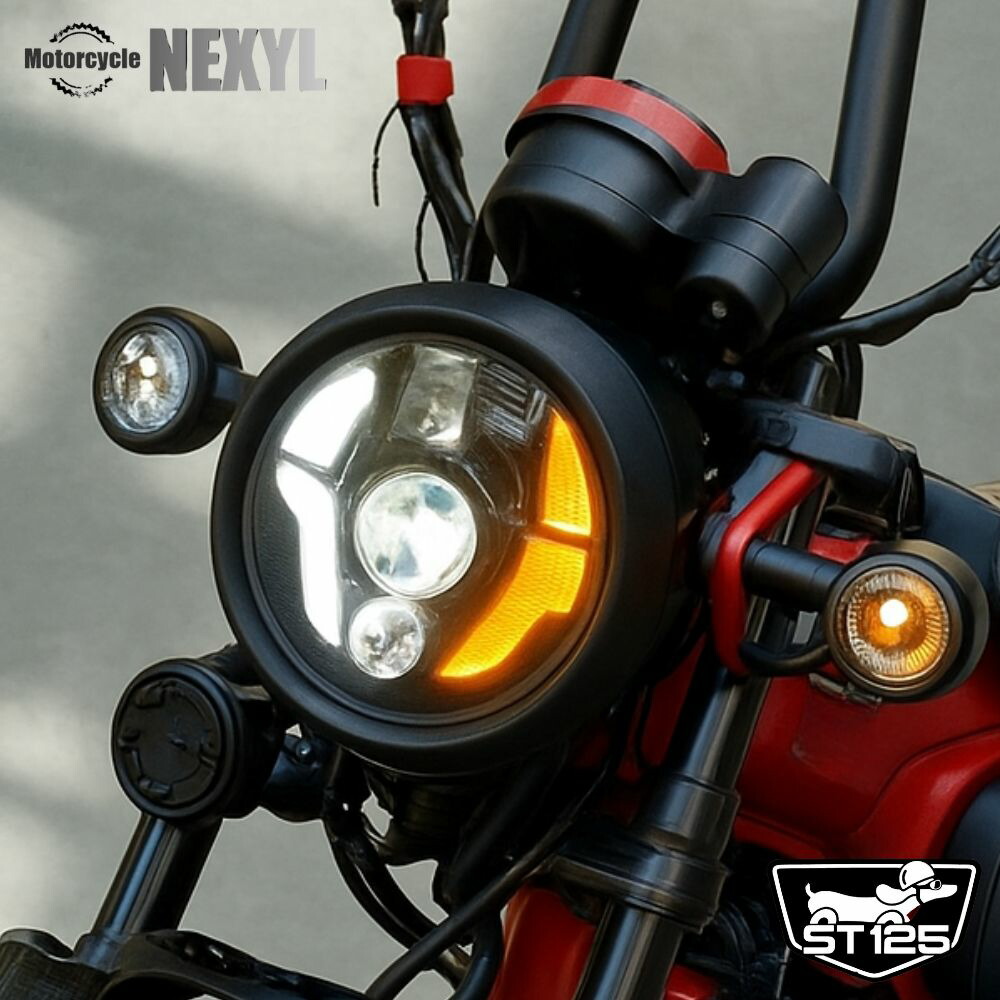ホンダ（HONDA） HONDA DAX125 用 ウインカー内蔵 LEDヘッドライト