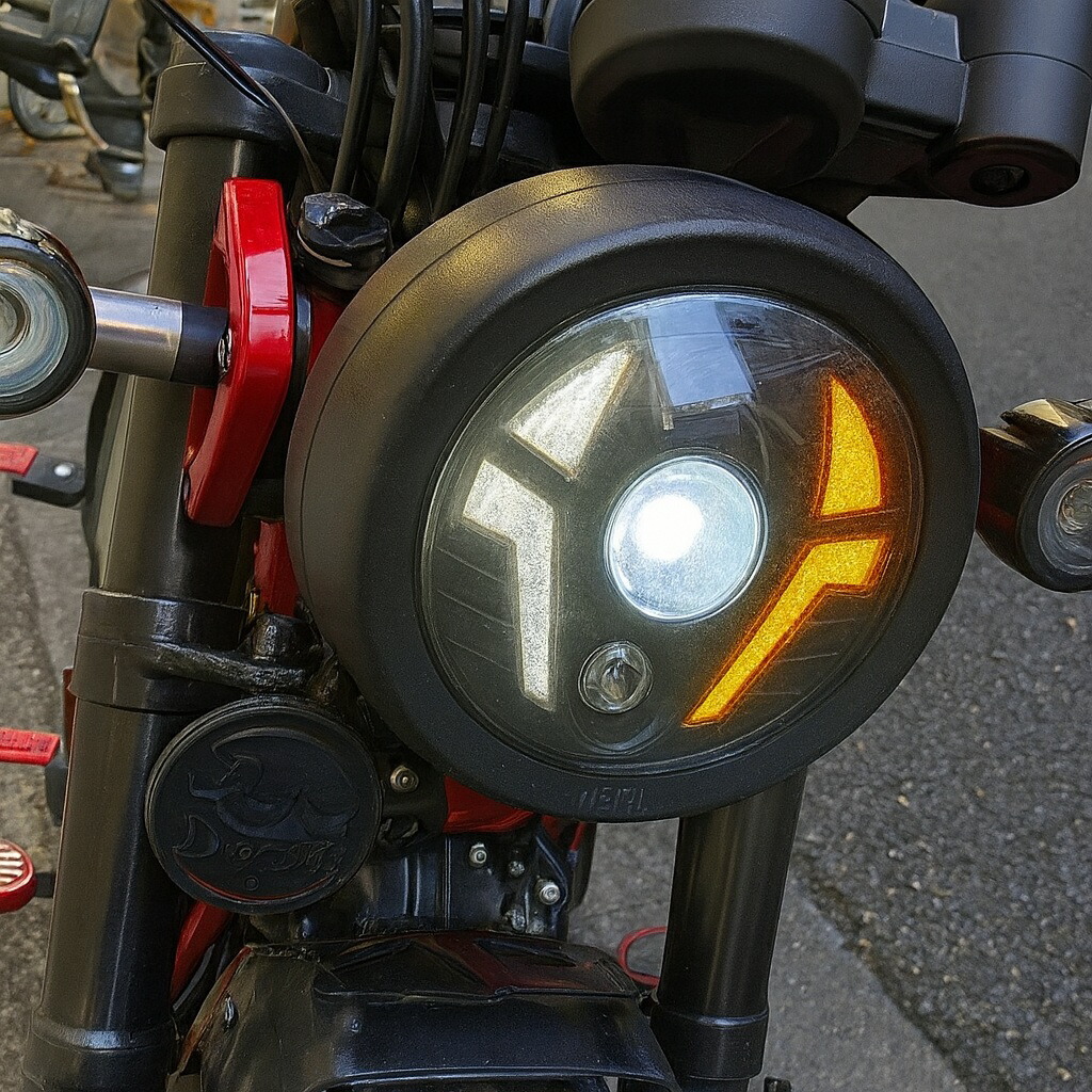 ホンダ（HONDA） HONDA DAX125 用 ウインカー内蔵 LEDヘッドライト