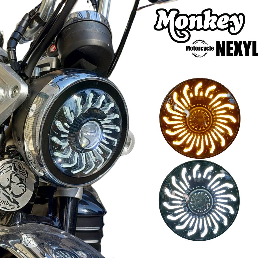 HONDA Monkey モンキー125専用 トルネードLEDヘッドライト サンフレア