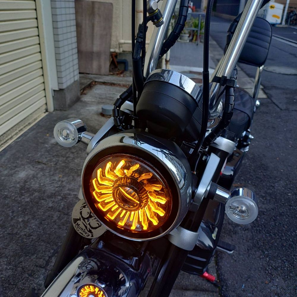 JB02純正ヘッドライトLEDヘッドランプ モンキー125 ライト モンキー