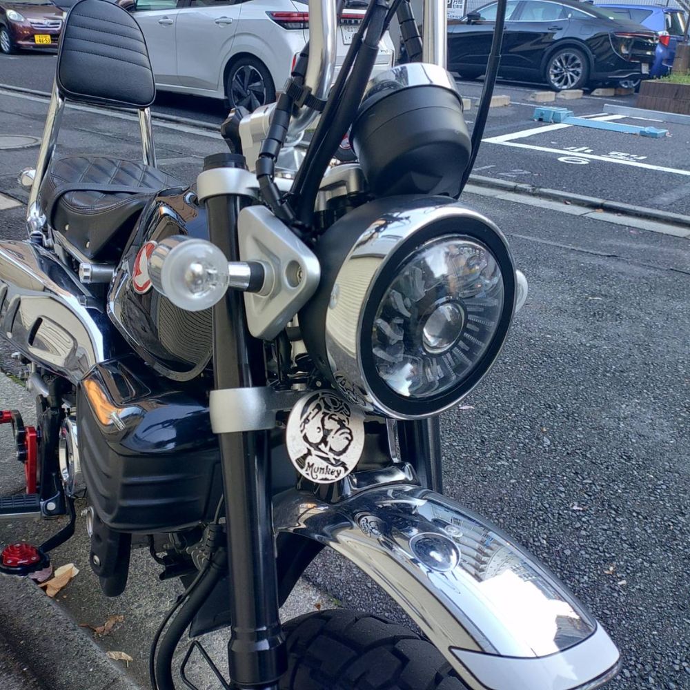 モンキー125 ヘッドライト LED モンキー HONDA Monkey モンキー125専用 トルネードLEDヘッドライト