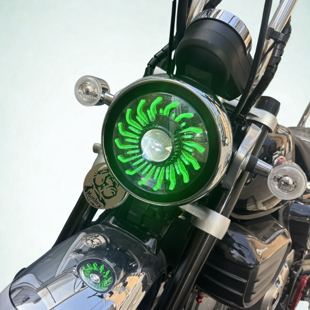 モンキー HONDA Monkey モンキー125専用 RGB LED ヘッドライト