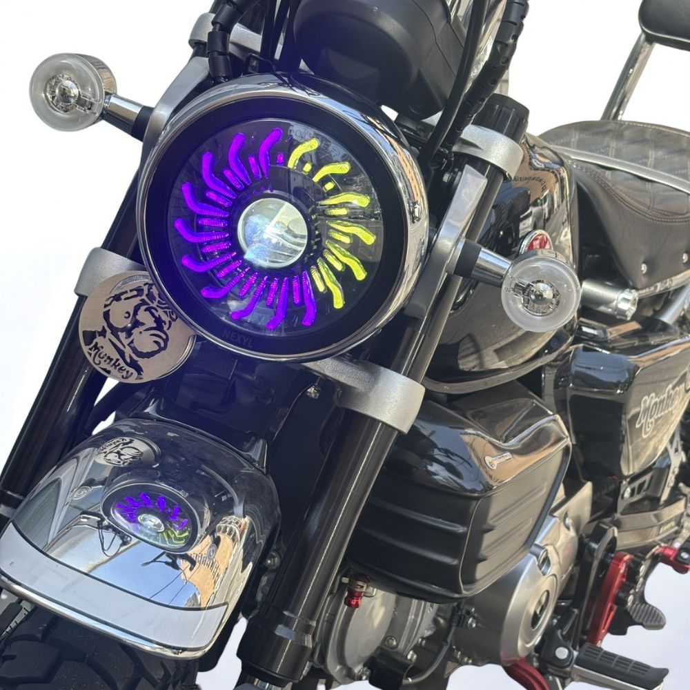 モンキー HONDA Monkey モンキー125専用 RGB LED ヘッドライト