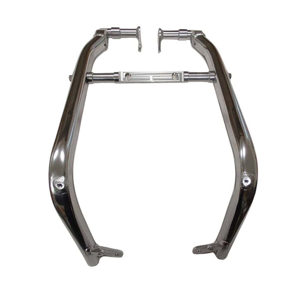 ホンダ 新型ハンターカブ用アルミ製超軽量エンジンガード V2[シルバー