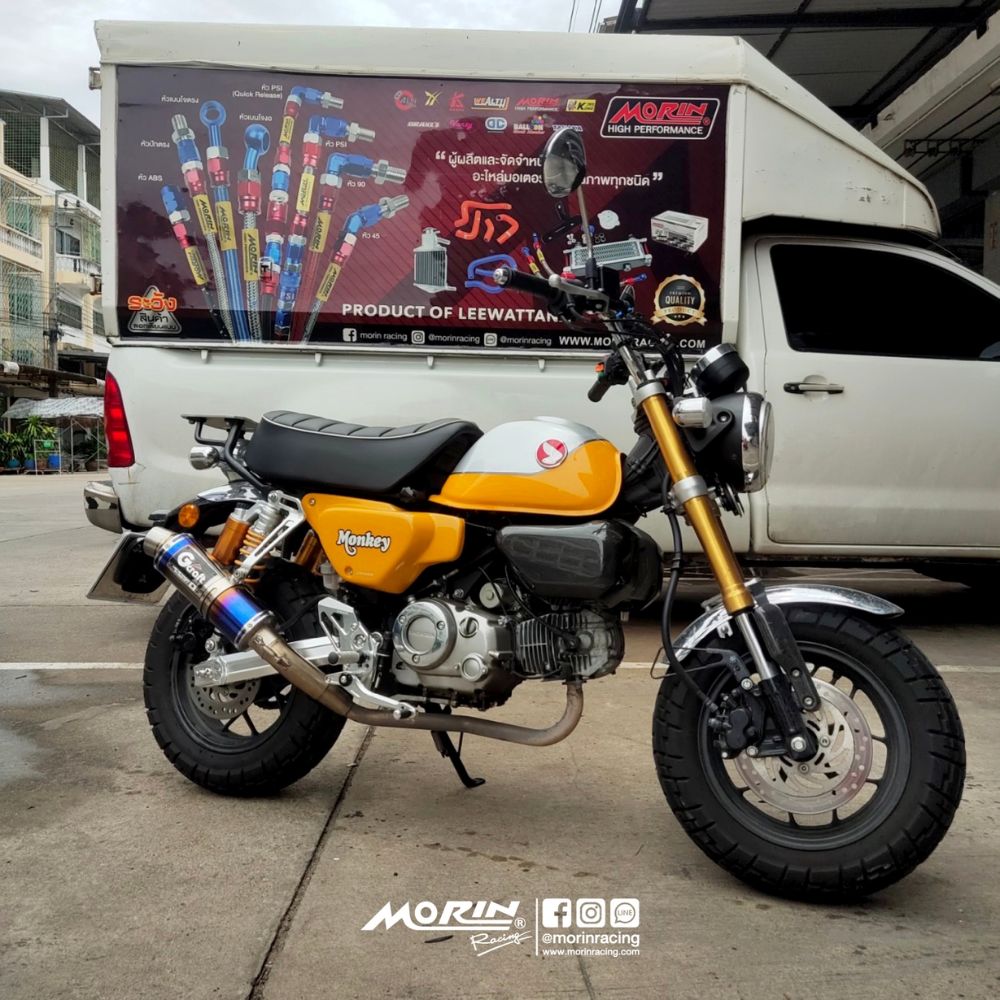 ホンダ モンキー125用高剛性アルミ製スイングアーム MORIN RACING Hi