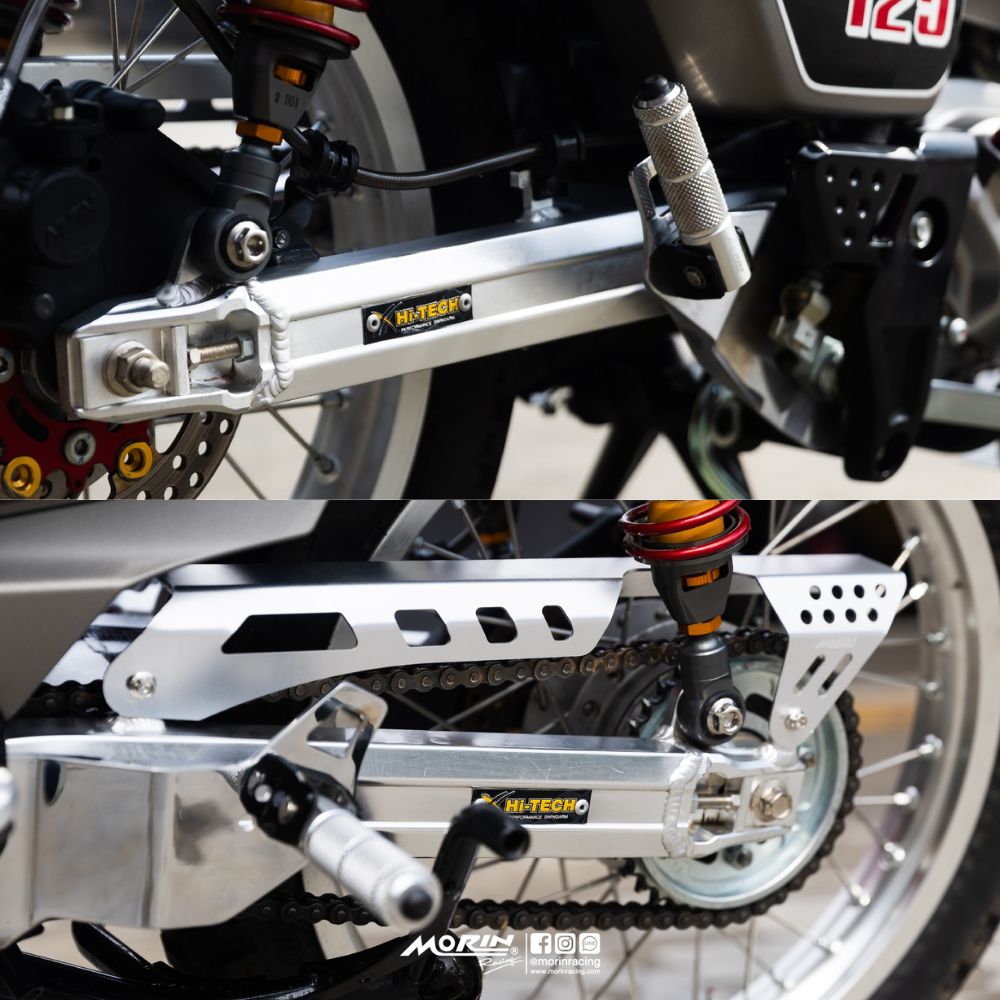 ホンダ ハンターカブ CT125用-極太-高剛性アルミスイングアーム