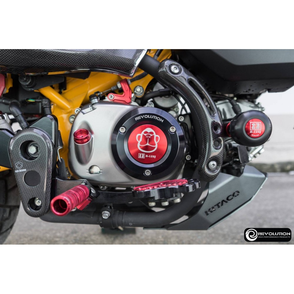 レボリューション ホンダモンキー125（4速）エンジンカバー /クランクケースカバープロテクターHonda Monkey 125 Revolution  Engine Cover