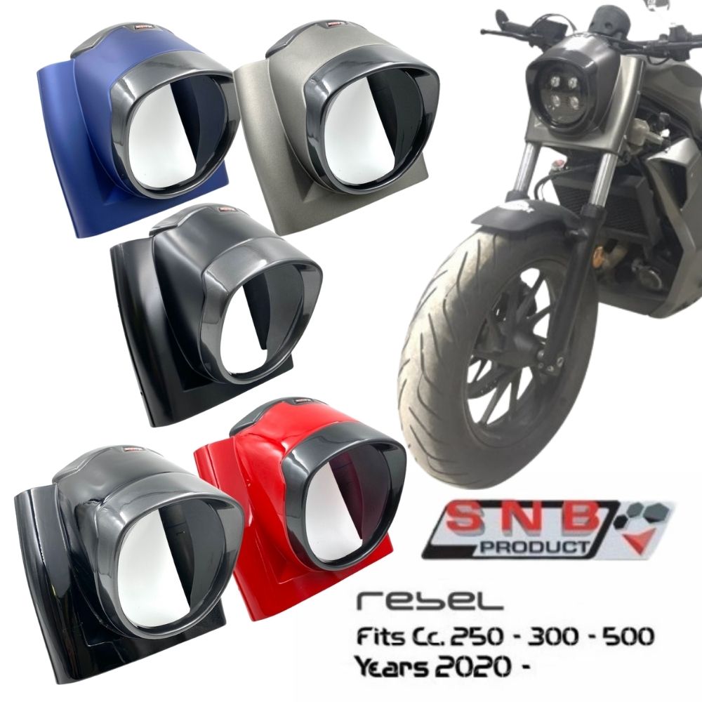 ホンダ レブル250/500 フロントカウル/ショックライトカバー/Honda Rebel CMX 300-500 SNB Shock Light  Cover 2020〜 : rebel-snb-shock--light-cover-20 : SmartSmokers - 通販 -  Yahoo!ショッピング