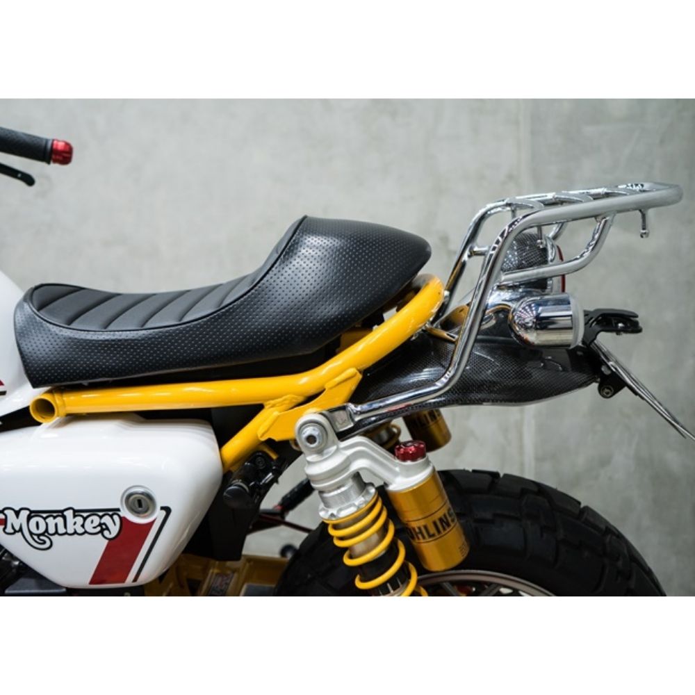 ホンダ モンキー125用リアキャリア/Honda Monkey125 CPK Chrome Rear Luggage Carry Rack/リア  ラゲッジ キャリーラック