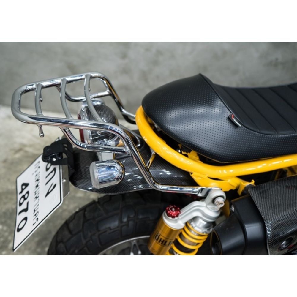 ホンダ モンキー125用リアキャリア/Honda Monkey125 CPK Chrome Rear Luggage Carry Rack/リア  ラゲッジ キャリーラック