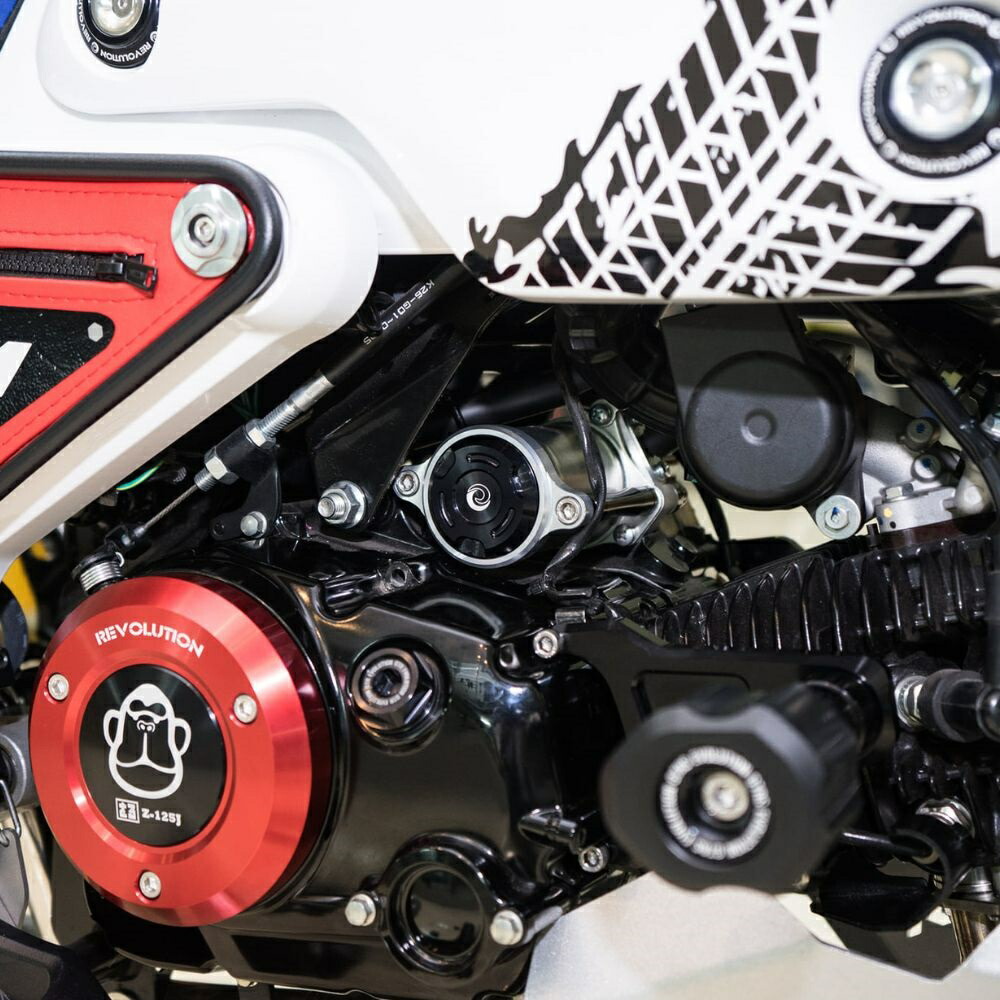 ホンダ モンキー125& GROM (5速)&DAX125共通セルモーターカバー