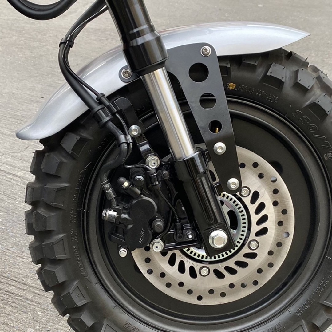 ホンダ ダックスDX125 フロントフェンダー DX019 Diablo custom works Silver Front Fender Kit  for Honda DAX125