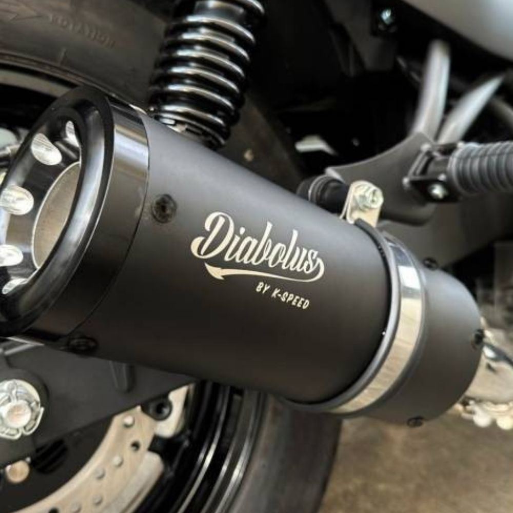 カワサキ エリミネーター400用スリップオンマフラー KE00 Diabolus by