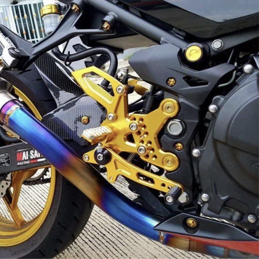 Ninja Ninja400 バックステップ リアセット CNC削り出し Moritech 多段