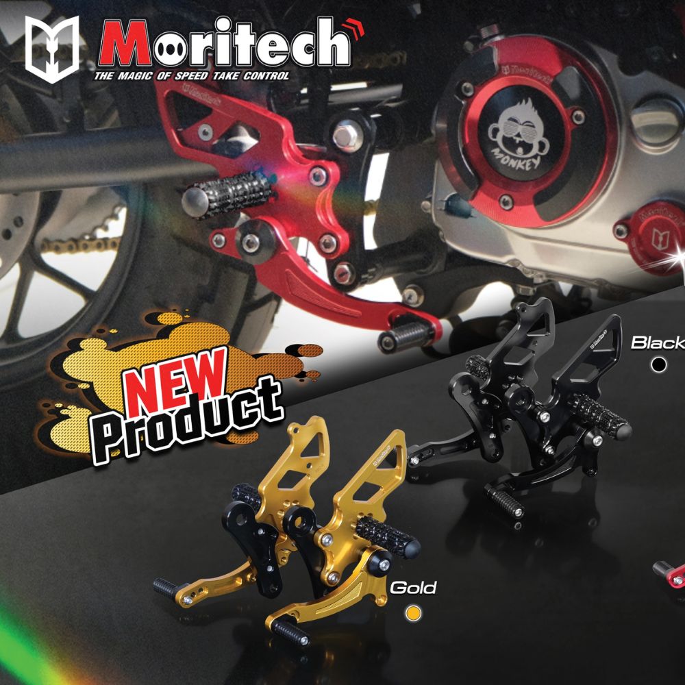 ホンダ モンキー125 バックステップキット MORITECH CNC RACING ホンダ モンキー125 バックステップキット MORITECH CNC RACING