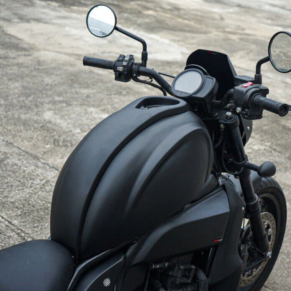 BLACKWING Rebel 1100 カスタムタンクカバー マットブラック レブル BLACKWING(旧MAXNUS) レブル1100 カスタムタンクカバー マット