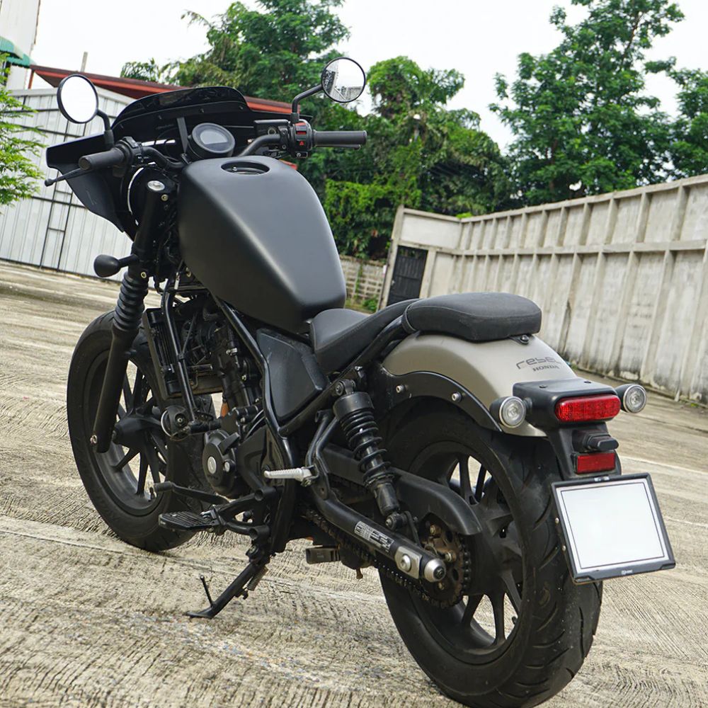レブル MAXNUS レブル250/500用マットブラック タンクカバー V2 ボバー