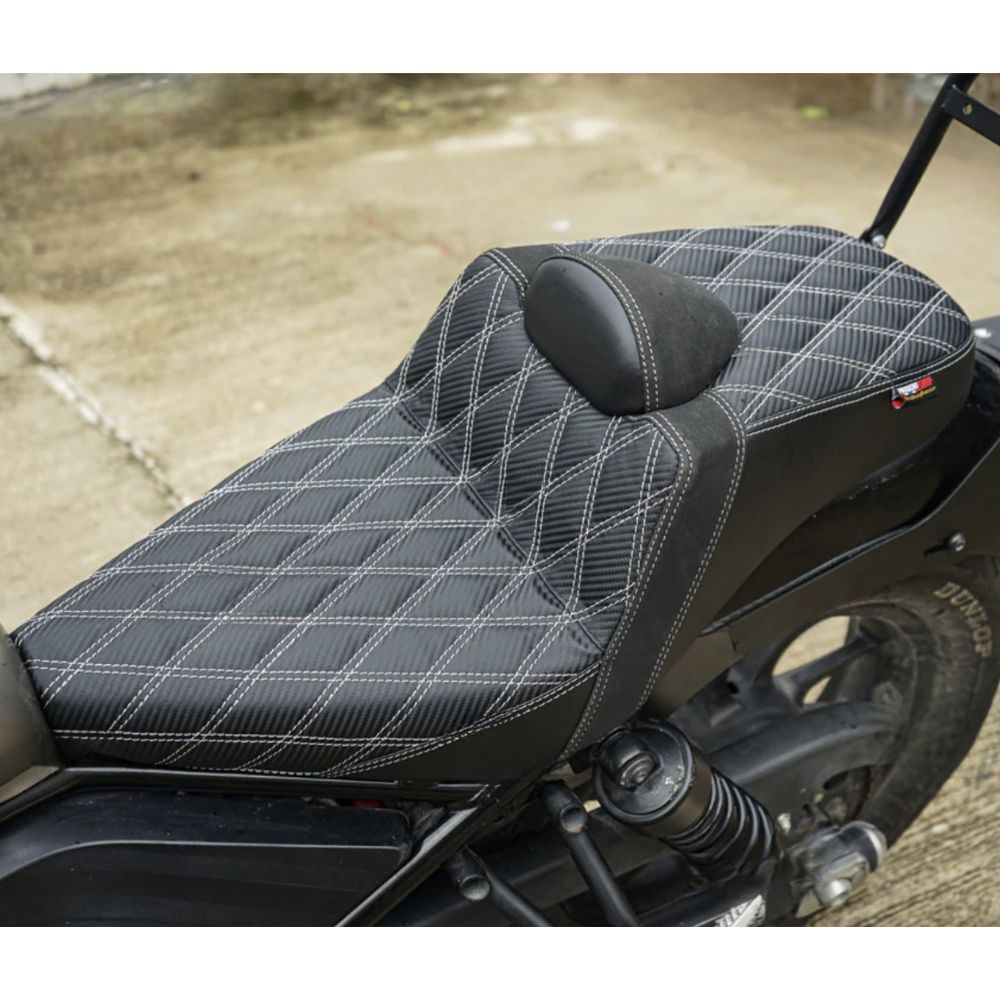 レブル MAXNUS HONDA Rebel 250/500 専用 カスタムシート ダイヤ