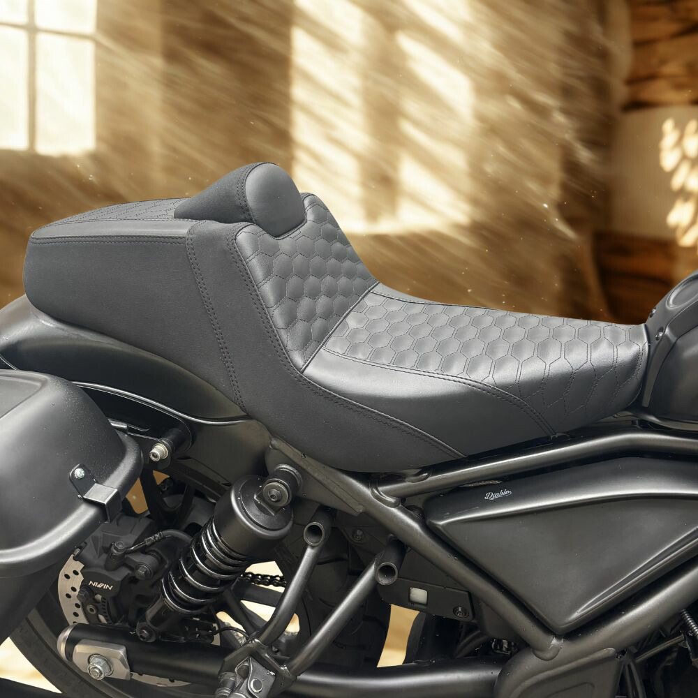 MAXNUS HONDA Rebel 250/500 専用 カスタムシート PMRacing ミニバック