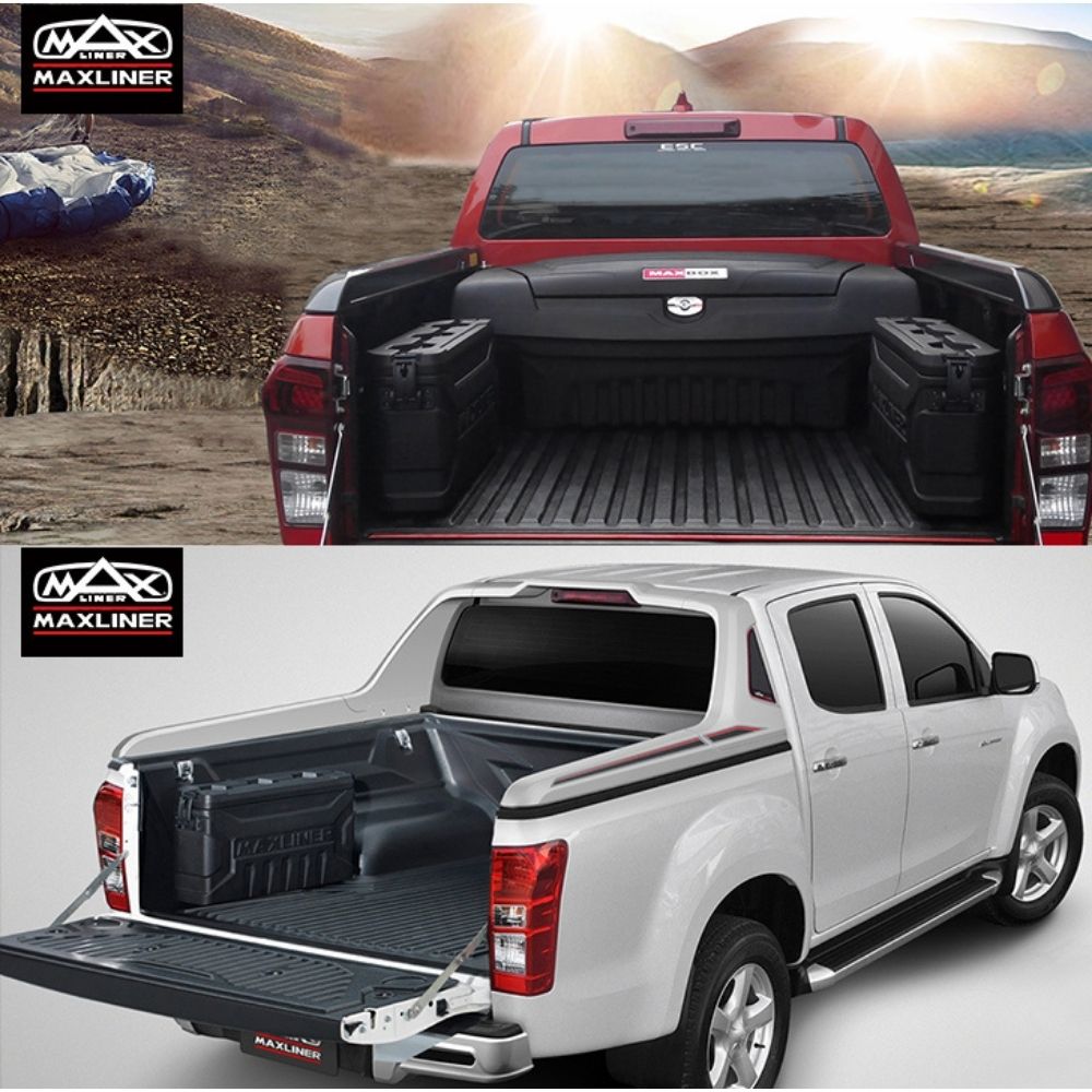 マックスライナー TOYOTA HILUX GUN125用 サイドボックス MAXLINER MAX SIDE BOX ハイラックス荷台  /取り付け部品もセットで