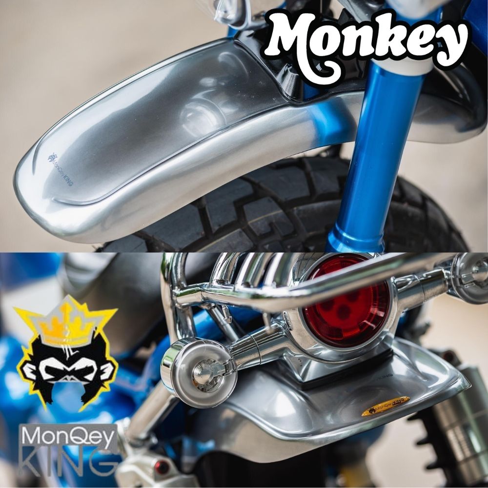 ホンダ モンキー125用 フロントフェンダー＆リアフェンダーセット Honda Monkey 125 MonQey King Front&Rear  Fender Set