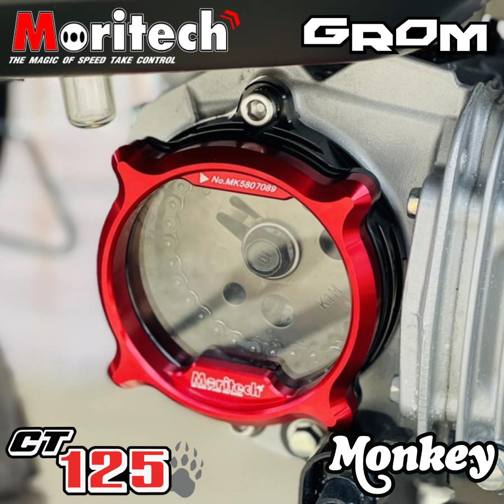 Moritech クリアシリンダ―ヘッドサイドカバーHonda CT125 Monkey125