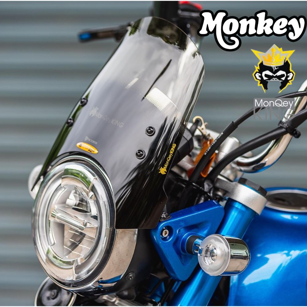 MonQeyKing ホンダ モンキー125用 ウインドシールド メーターバイザー 