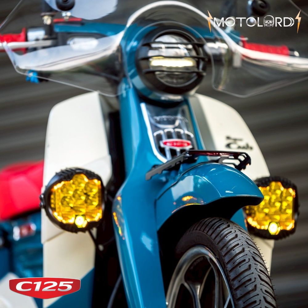 MotolordD ホンダスーパーカブ C125 専用 上級者向けLEDフォグランプ