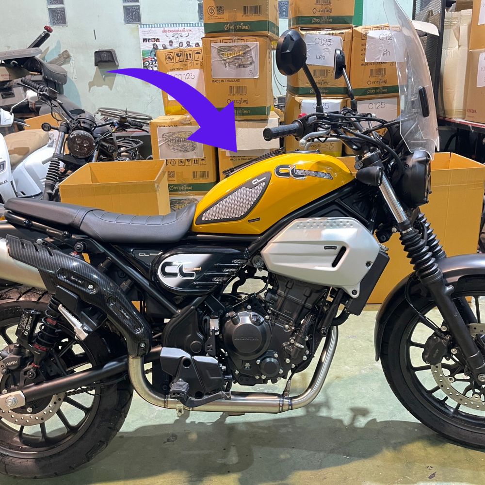 ホンダ（HONDA） モトロード CL250/500用 タンクキャリア＆燃料タンク