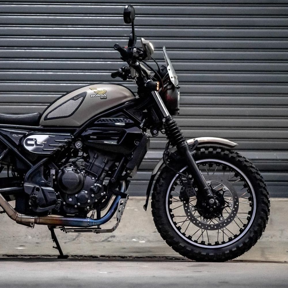 MotolordD ホンダ CL250/500用レトロ ローフェンダー / Retro Low