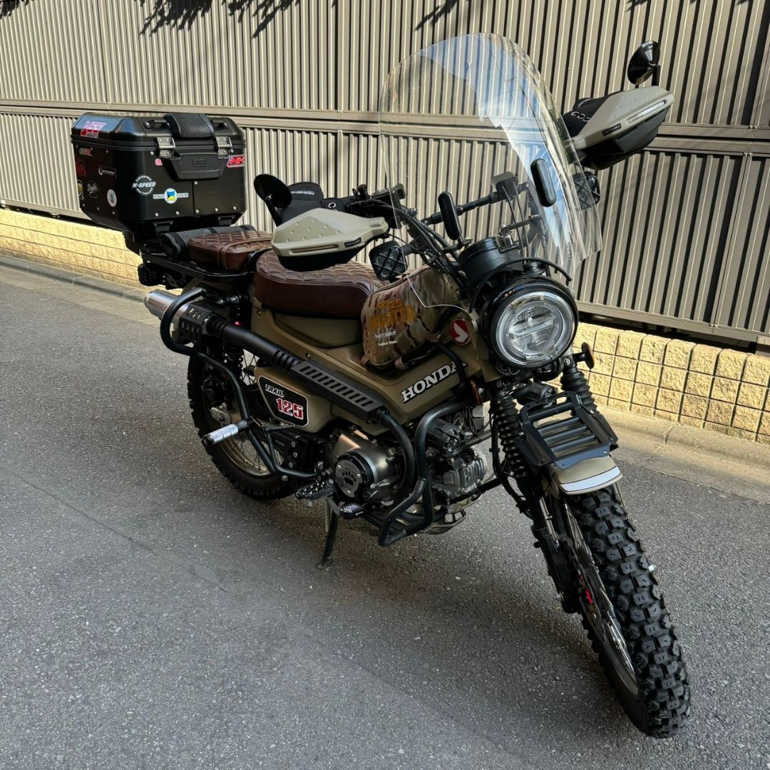 旭風防 ホンダ CT125専用 アウトスタンディング ミドル