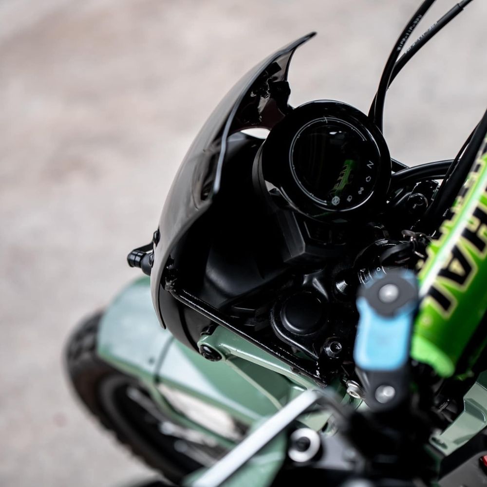 ホンダ（HONDA） ハンターカブ CT125用V4 #2 ブラック ウインド