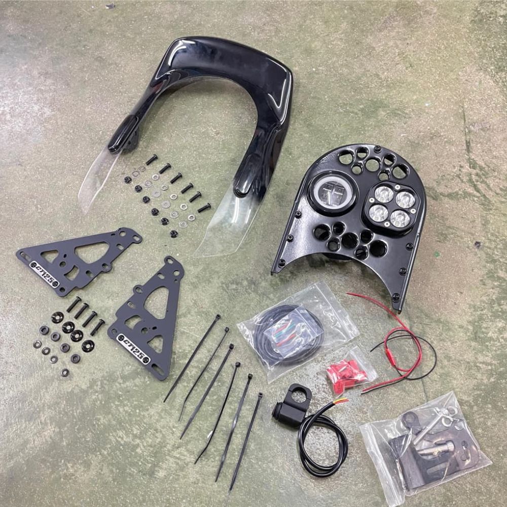 MotolordD ホンダ ハンターカブ CT125用V2カスタムヘッドライト