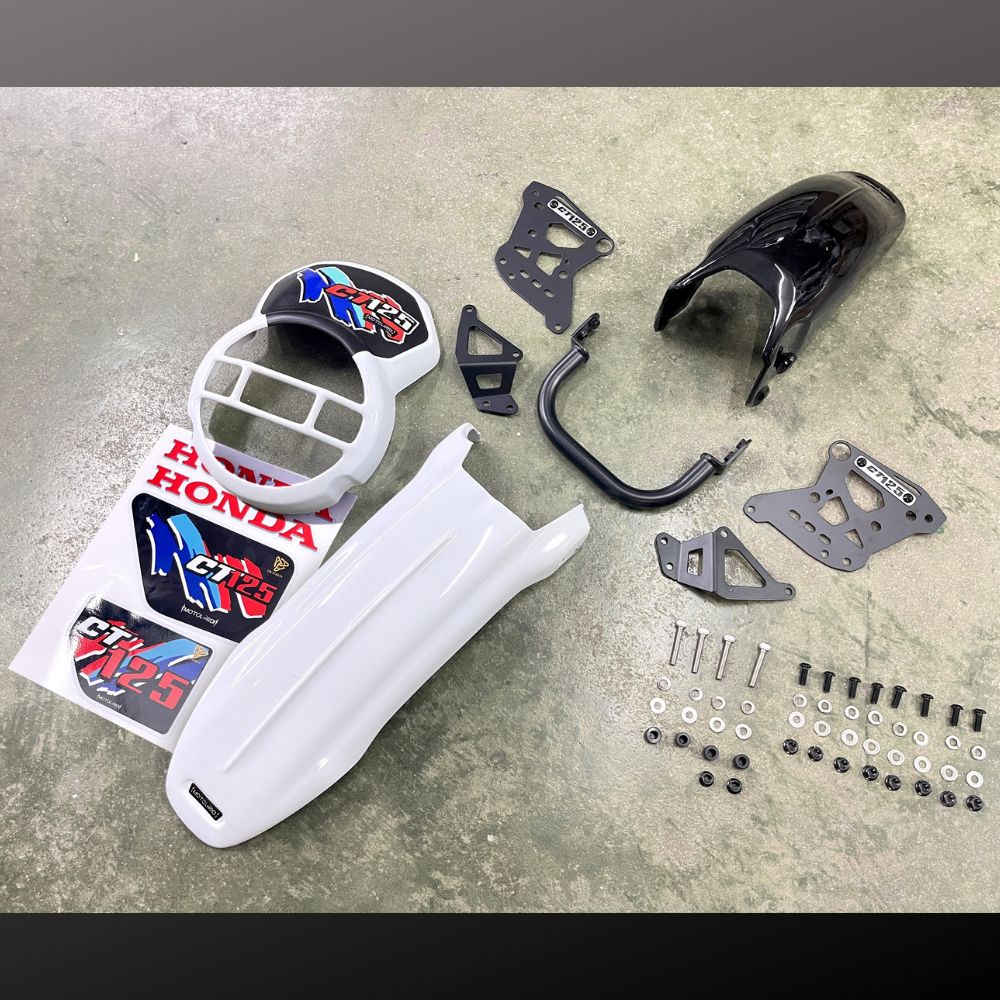 MotolordD ホンダ ハンターカブ CT125用クロスフェンダー＆ヘッド