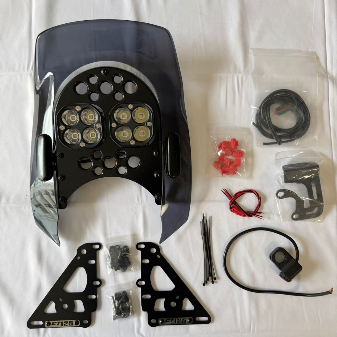 MotolordD ホンダ ハンターカブ CT125用V2カスタムヘッドライト
