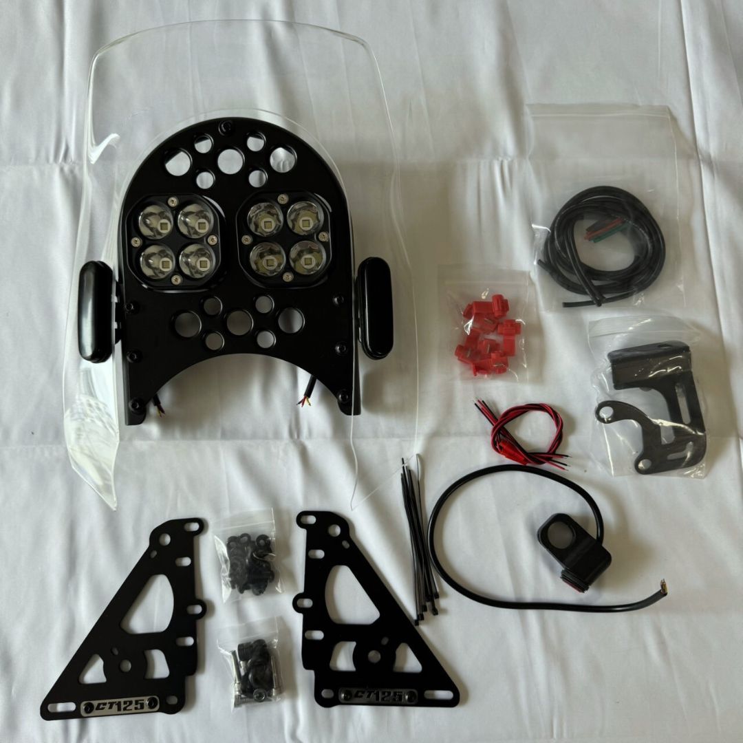 MotolordD ホンダ ハンターカブ CT125用V2カスタムヘッドライト