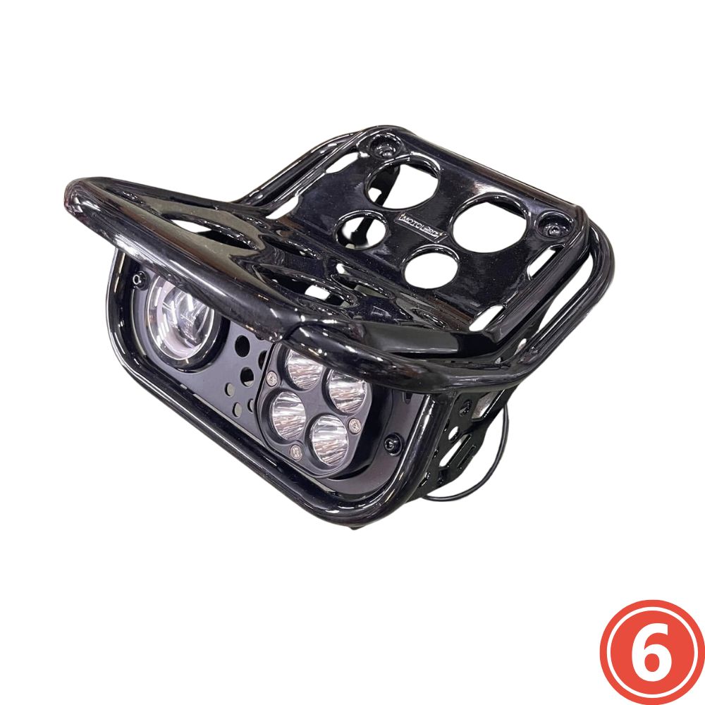 ハンターカブ CT125 LED デュアルヘッドライト フロントラック 一体型 ハンターカブ CT125 LED デュアルヘッドライト フロントラック