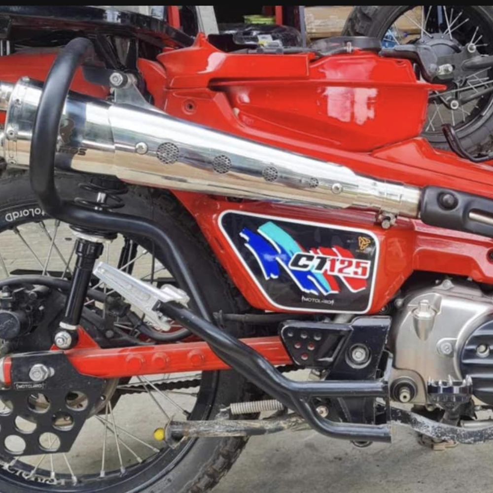 MotolordD × Vamos ホンダ ハンターカブCT125用マフラー Exhaust
