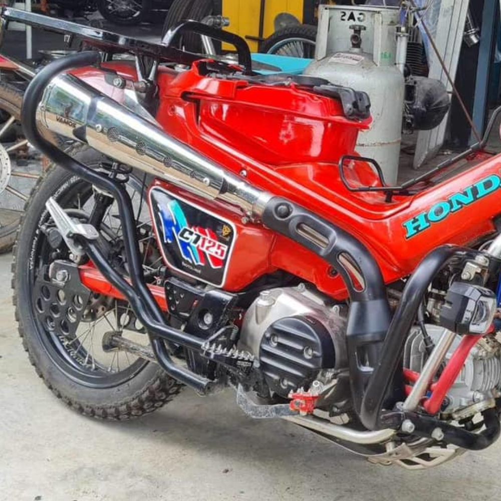 MotolordD × Vamos ホンダ ハンターカブCT125用マフラー Exhaust
