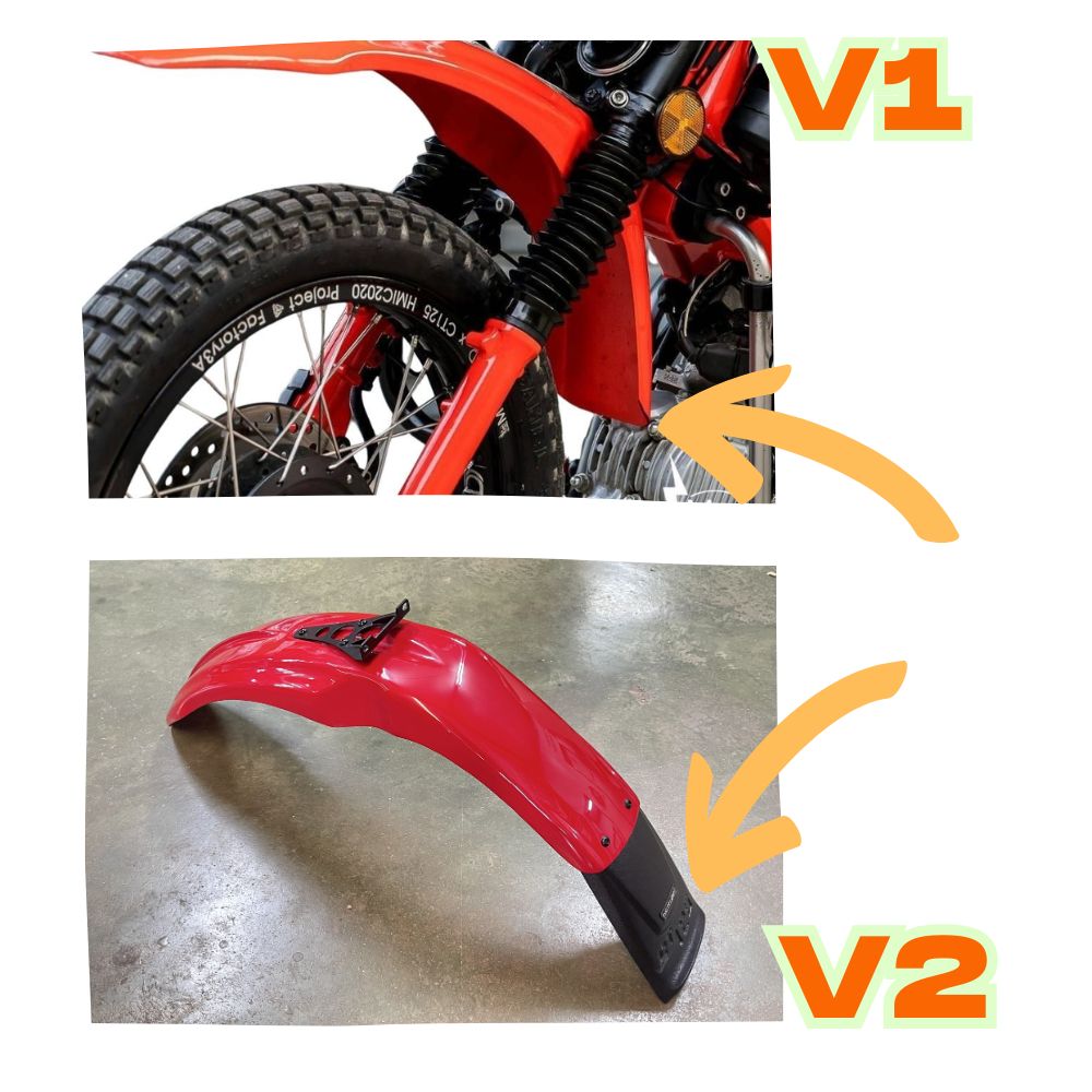 MotolordD ホンダ ハンターカブ CT125用 モタードフェンダー　FF 新色追加＊MotolordD ホンダ ハンターカブ CT125用 モタード