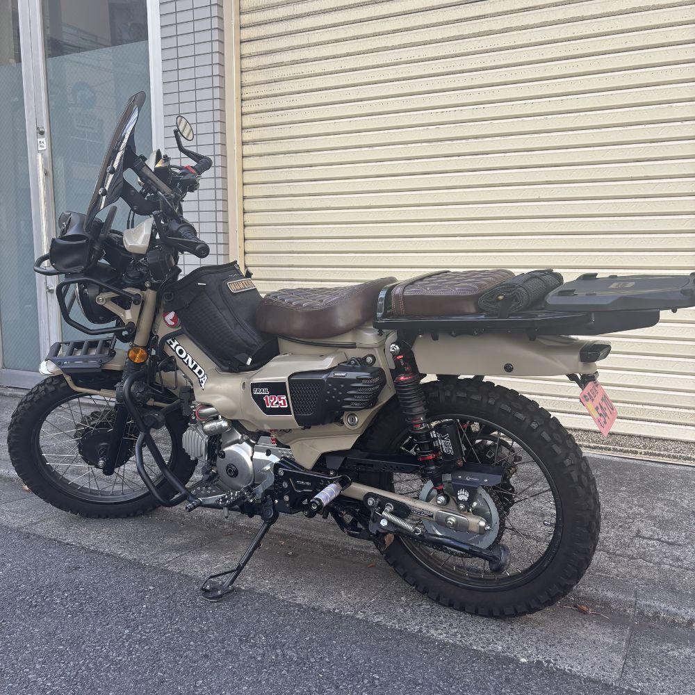 MotolordD CT125 ハンターカブ リアフェンダー LEDウインカー内蔵