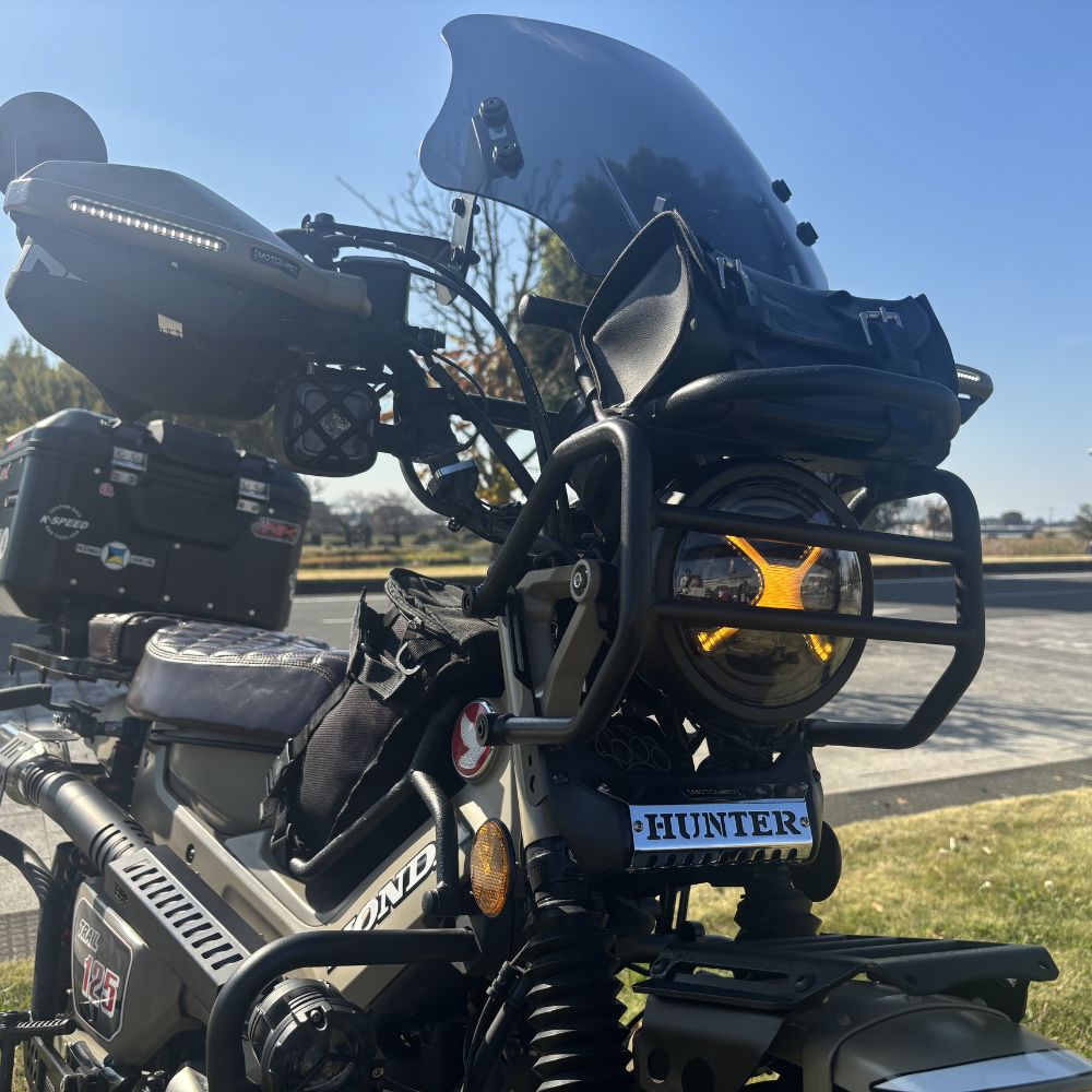 MotolordD HONDA CT125 ハンターカブ Bow Tie V2 フロントエンブレム