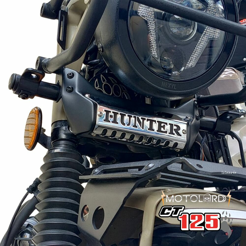 MotolordD HONDA CT125 ハンターカブ フロントエンブレム MotolordD HONDA CT125 ハンターカブ Bow Tie V2 フロントエンブレム