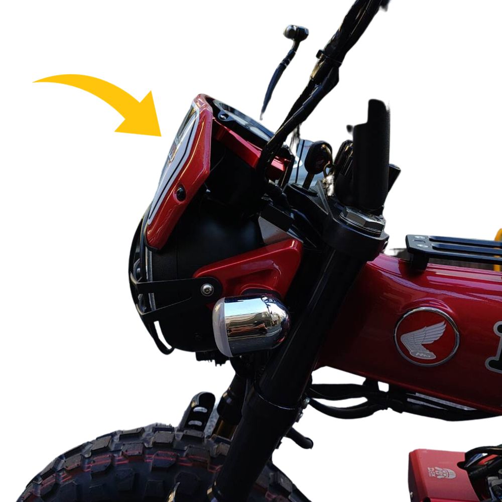 ホンダ MotolordD ダックス125用メーターバイザーシールド