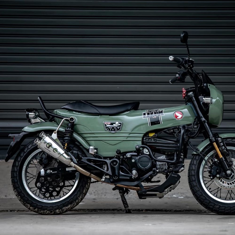ホンダ（HONDA） ダックス125 ST125用フレームボディカバー グリーン
