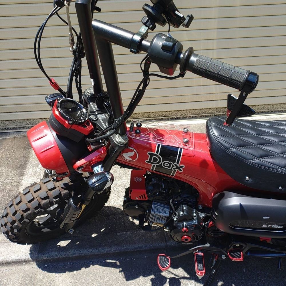 ホンダ（HONDA） ダックス125用センターフレームプロテクター クリア