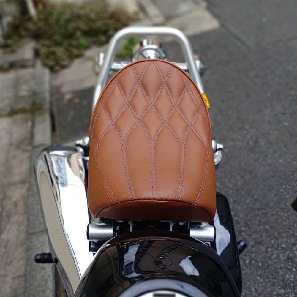 ホンダモンキー125交換用シート [V2 #2 艶消しライトブラウン