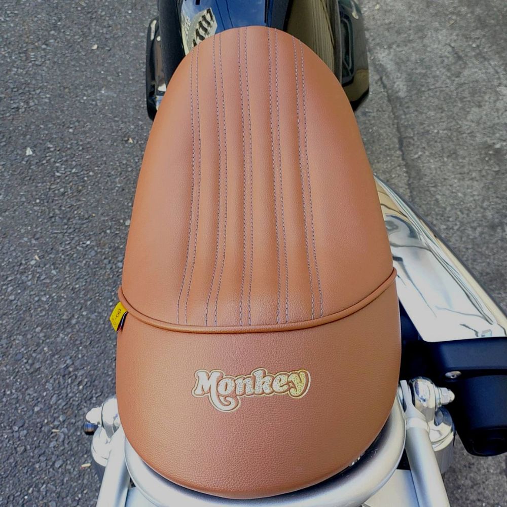 ホンダモンキー125交換用シートP1 [ 艶消しライトブラウン] Honda