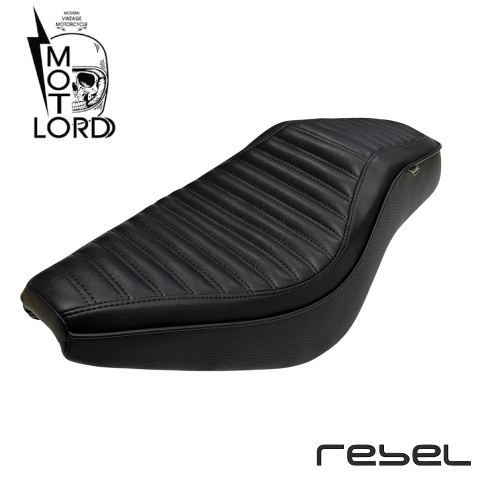 ホンダ レブル250/500交換用ダブルシート /モトロード(V4 ブラック
